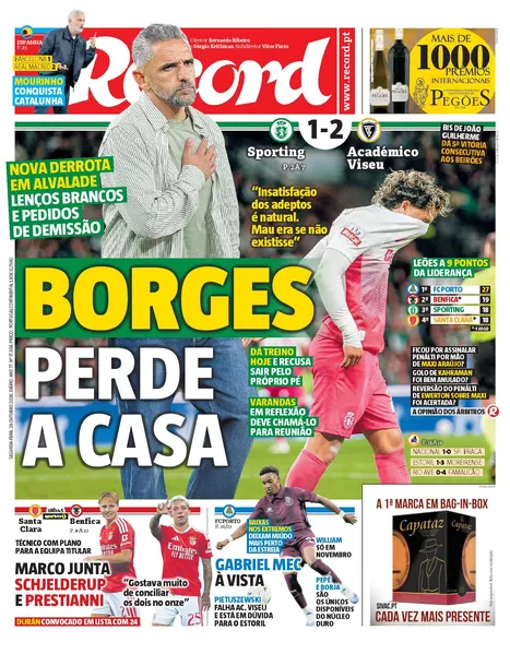 Capa Record de 26/10/2026