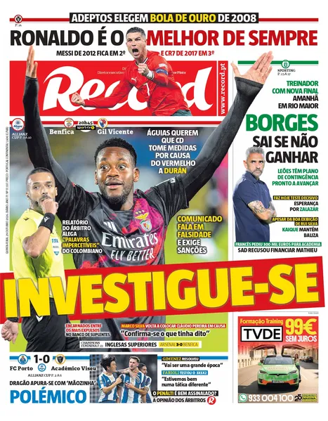 Capa Record de 29/10/2026