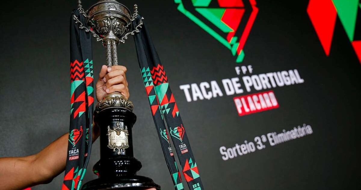Taça de Portugal: sorteio da 4.ª ronda junta 32 equipas