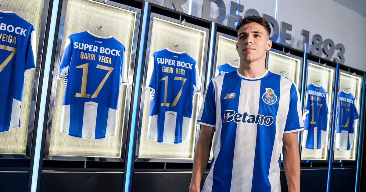 Gabri Veiga com a camisola do FC Porto