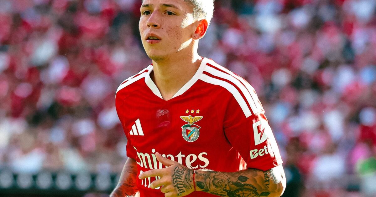 Benfica: Prestianni e Schjelderup no topo fora das cinco ligas