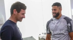 Hulk e André Villas-Boas — encontro conversa