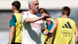 José Mourinho — treino real madrid